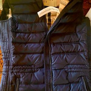 Beautiful Burberry Black Puffer Vest